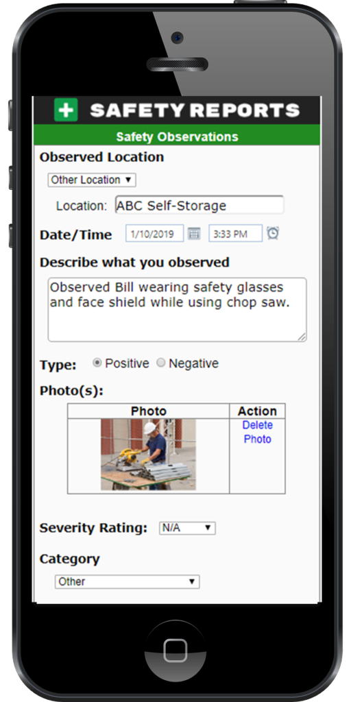 Safety Observation Coming Soon Safety Reports Mobile Safety Solutions